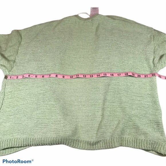 Wild Fable Womens Size Small Sweater Cardigan Knit Open Front Light Green New - Picture 10 of 11